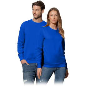 Niebieska bluza męska z długim rękawem ST4000