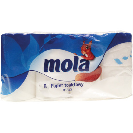 Papier toaletowy biały Mola