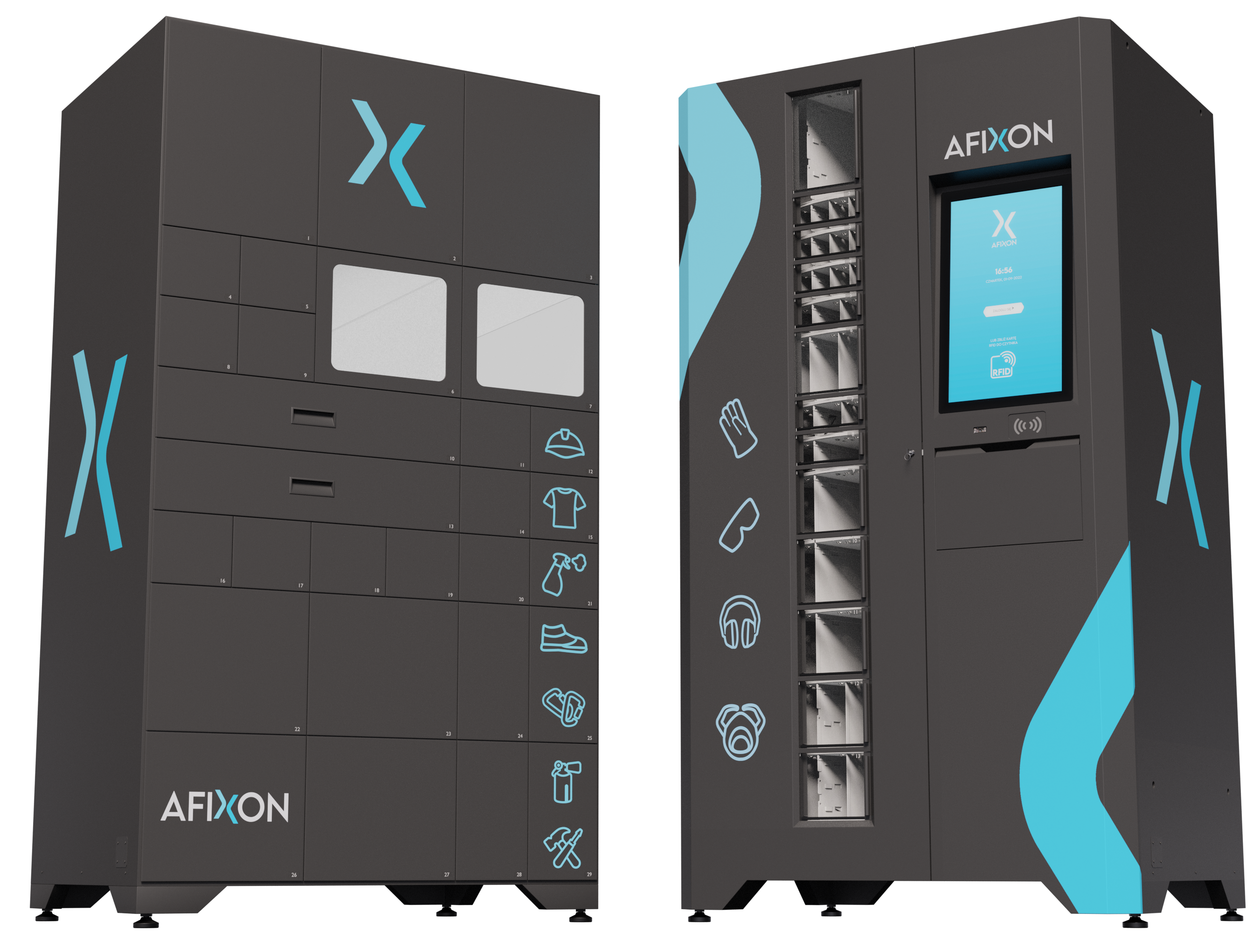 AFIXON LOCK38 automat wydający dla artykułów BHP